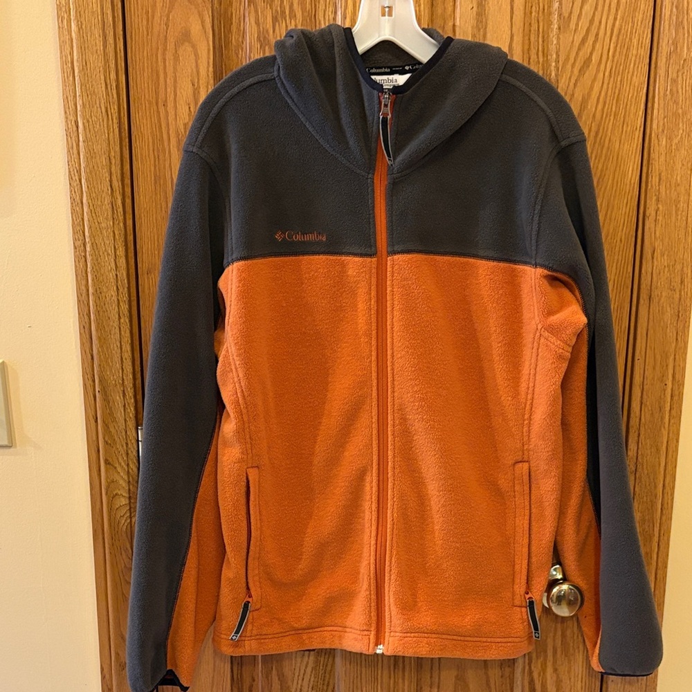 Columbia Two-Tone Orange and Gray Jacket
